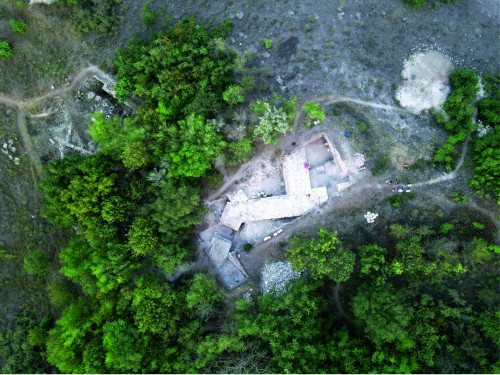 Fig. 3.1. Sectorul Curtina X – Fortificație (F).